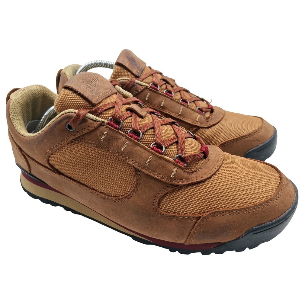 Danner Jag Low Shoes Mens Size 11.5 Brown Leather Trail Hiking Sneakers Outdoor